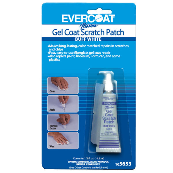 Fiberglass Evercoat, Evercoat Gel Coat Scratch Patch, Buff White