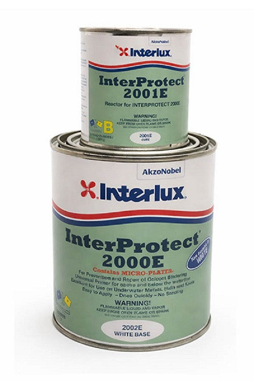Interlux Paint, Interlux Interprotect Epoxy Barrier Coat Kit - White, Quart