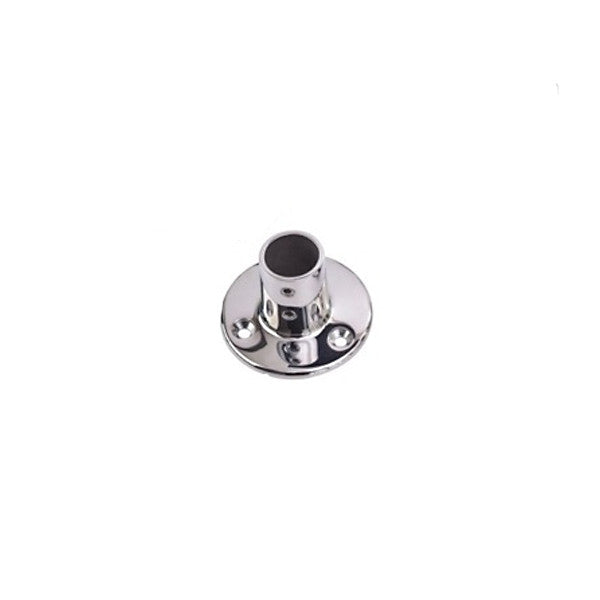 Sea Dog Marine, Sea-Dog Round Base 7/8" Rail Fittings, Stainless Steel, 90° Base 7/8"