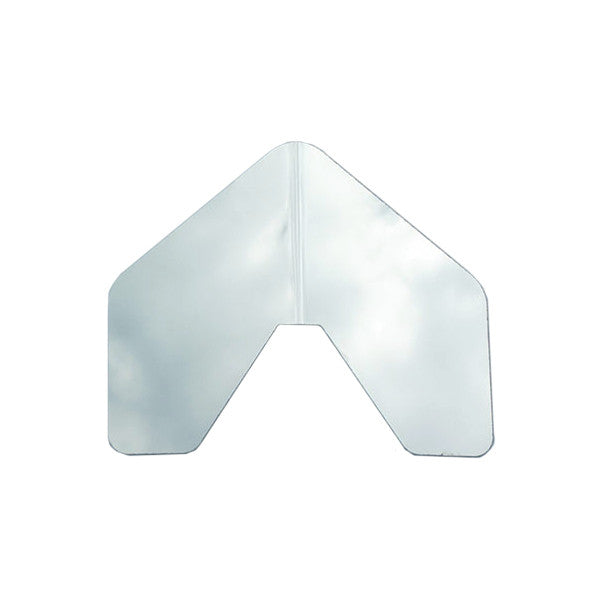 Keel Shield Gator Guard, Bowshield Bow Guard - Stainless Steel, Medium Bow Shield