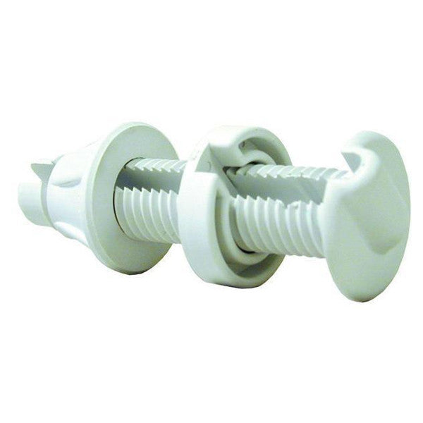 T-H Marine Ceacap Bulkhead Pass - Thru Fitting, White