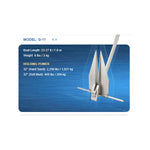 Fortress Anchors, Fortress Marine Guardian Anchor, 6 lbs - Boat Size 23' - 27'