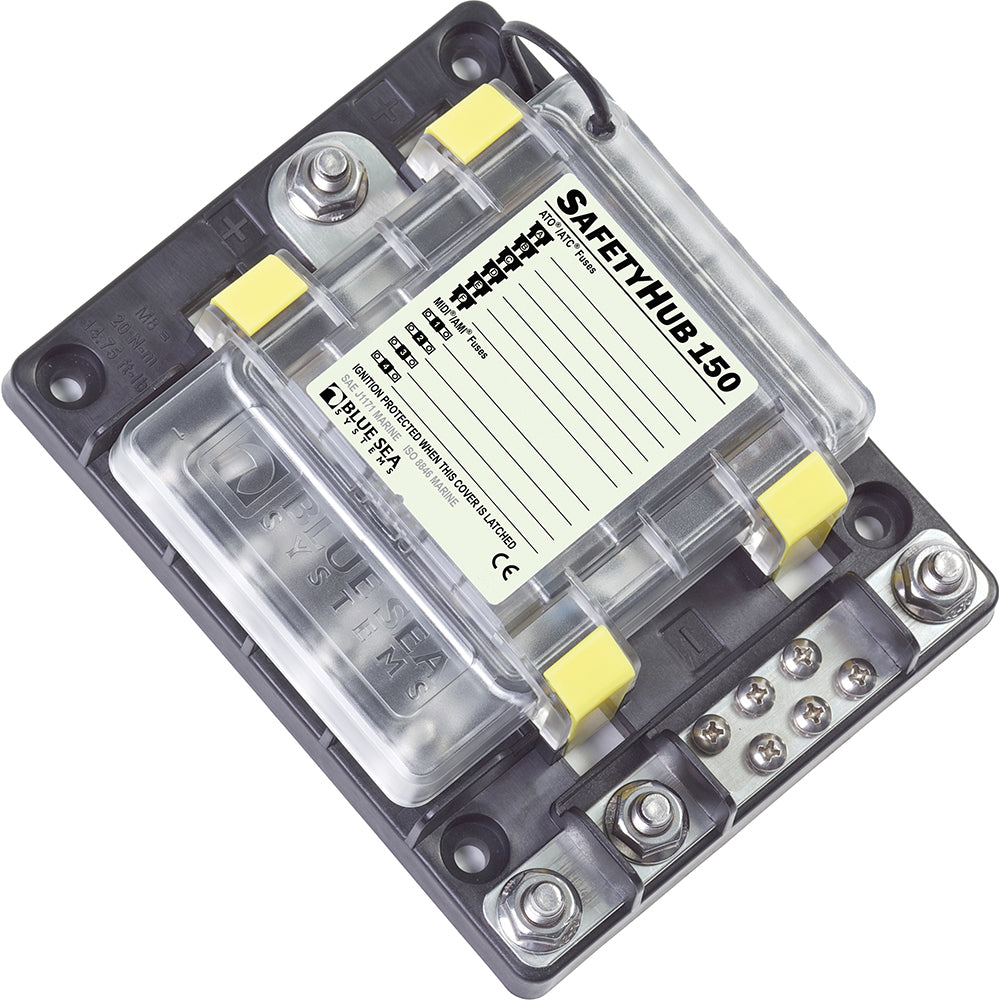 Blue Sea Systems, Blue Sea 7748 SafetyHub 150 Fuse Box