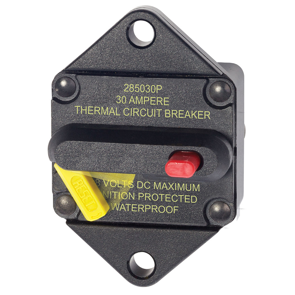 Blue Sea Systems, Blue Sea 7081 30 Amp Circuit Breaker Panel Mount 285 Series