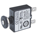 Blue Seas, Blue Sea Reset-Only Push Button Circuit Breaker, 20 AMP Breaker