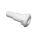 T-H Marine Thru-Hull Fittings Straight White, TH-752-DP