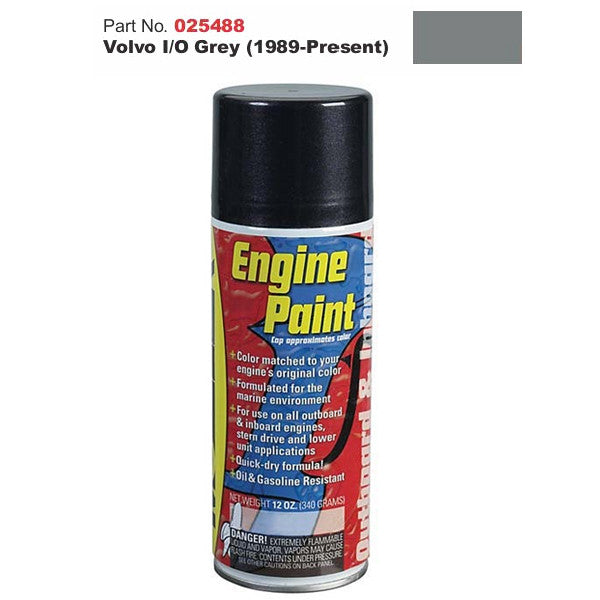 Moeller Marine, Moeller Engine Paint - Volvo, Volvo Stern Drive Grey (1989-Pres.)