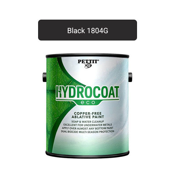 Pettit Paint, Pettit Hydrocoat Eco Ablative Antifouling Paint, Black