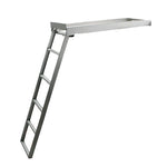 JIF Marine, JIF Under-Deck Pontoon Ladder - Flat Front, 5 Steps