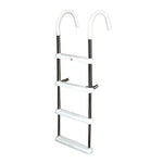 JIF Marine, JIF Gunwale Hook Aluminum Ladder - 11" Hook, 4 Steps