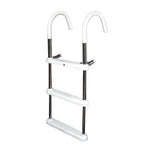 JIF Marine, JIF Gunwale Hook Stainless Ladder - 7" Hook, 3 Steps