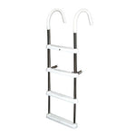 JIF Marine, JIF Gunwale Hook Stainless Ladder - 7" Hook, 4 Steps