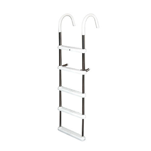 JIF Marine, 5-Step Gunwale Hook Ladder 11" Stainless
