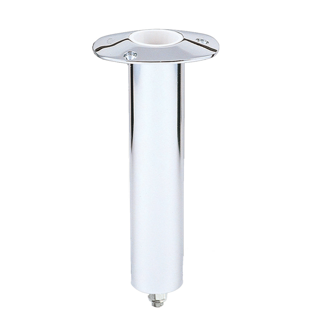 Lee's Tackle, Lee's 0 Degree SS Flush Mount Swivel Base Rod Holder - 2" x 9" - Medium