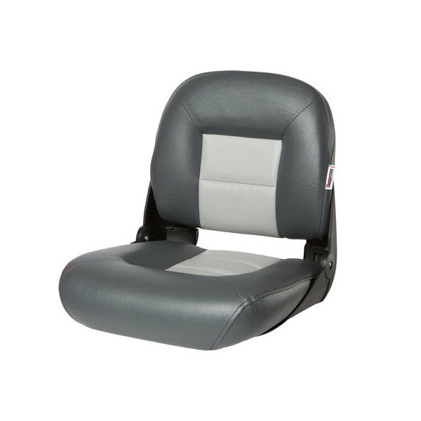 Tempress Navistyle Low-Back Boat Seat, Gray/Charcoal