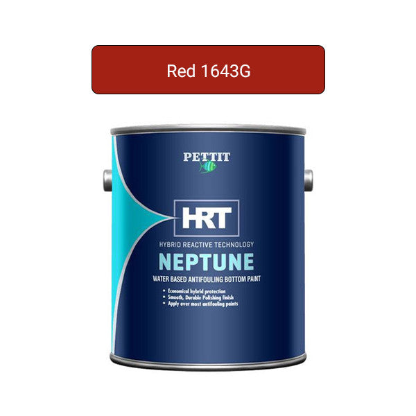 Pettit Paint, Pettit Neptune HRT Water-Based Bottom Paint, Red