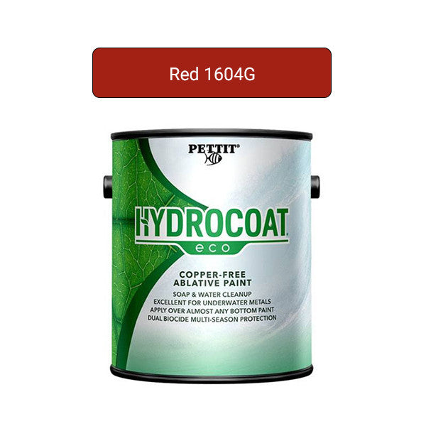 Pettit Paint, Pettit Hydrocoat Eco Ablative Antifouling Paint, Red