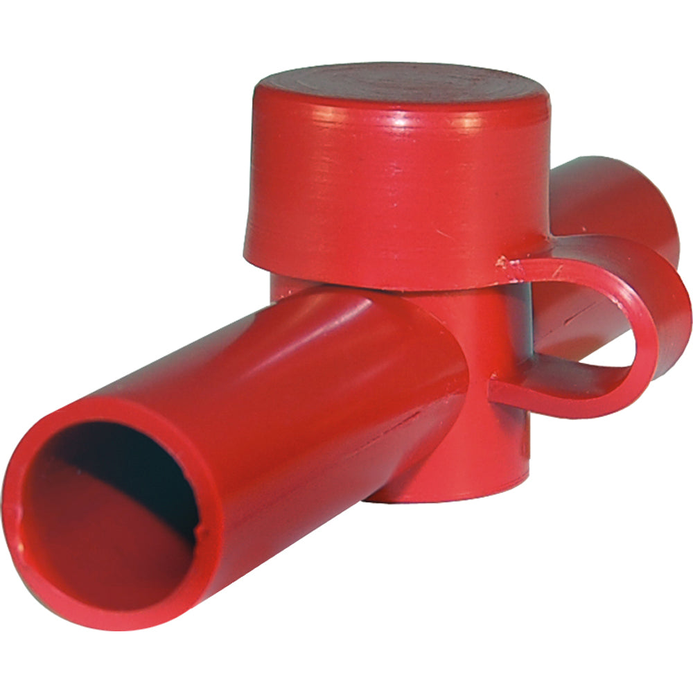 Blue Sea Systems, Blue Sea 4003 Cable Cap Dual Entry - Red