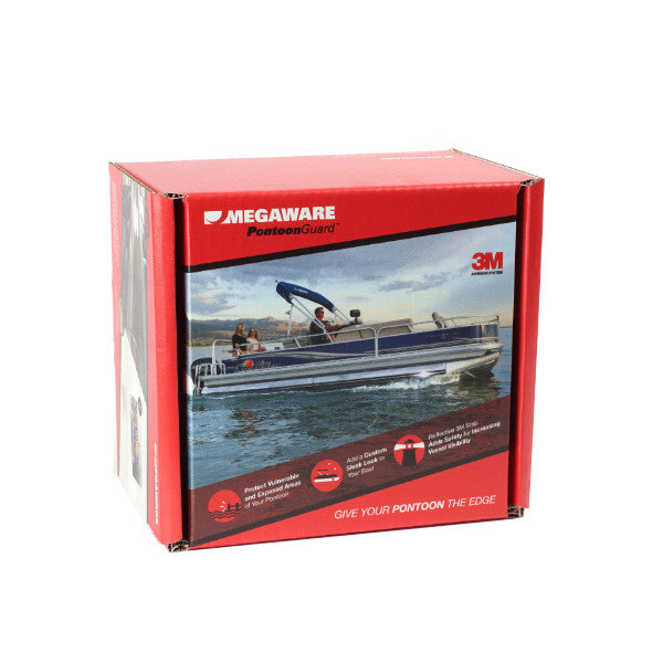 Keel Guard, Megawear PontoonGuard for Pontoons 21-25ft., Black