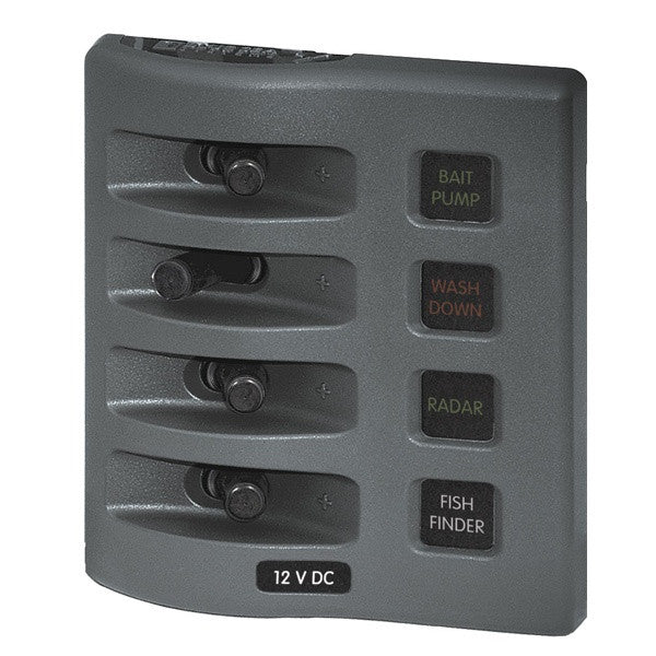Blue Seas, Weatherdeck 4 Switch Panel