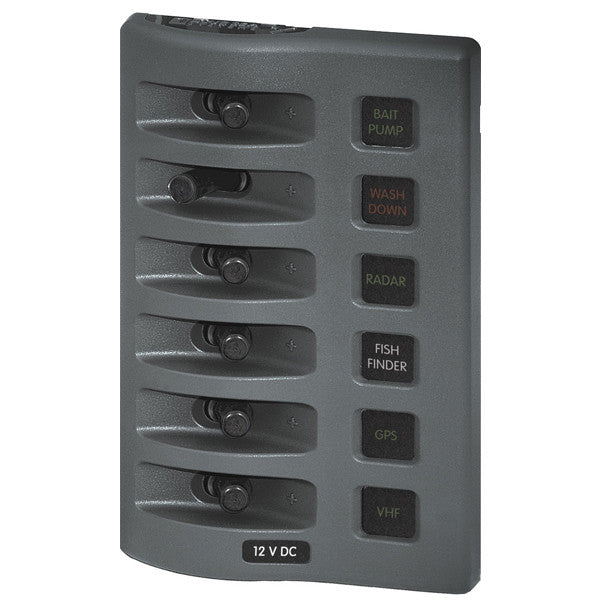 Blue Seas, Weatherdeck 6 Switch Panel
