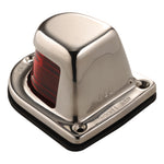 Attwood Marine, Attwood 1-Mile Deck Mount, Red Sidelight - 12V - Stainless Steel Housing