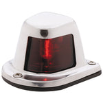 Attwood Marine, Attwood 1-Mile Deck Mount, Red Sidelight - 12V - Stainless Steel Housing