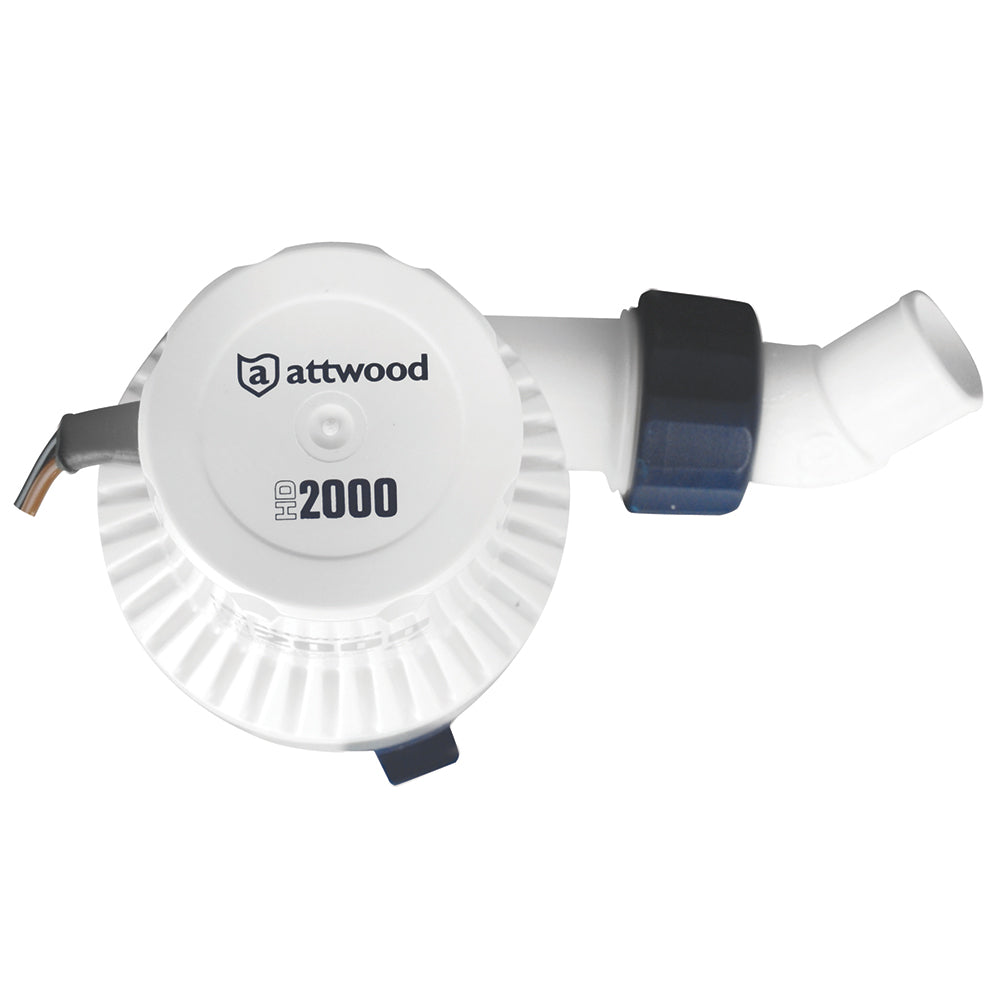 Attwood Marine, Attwood Heavy-Duty Bilge Pump 2000 Series - 12V - 2000 GPH