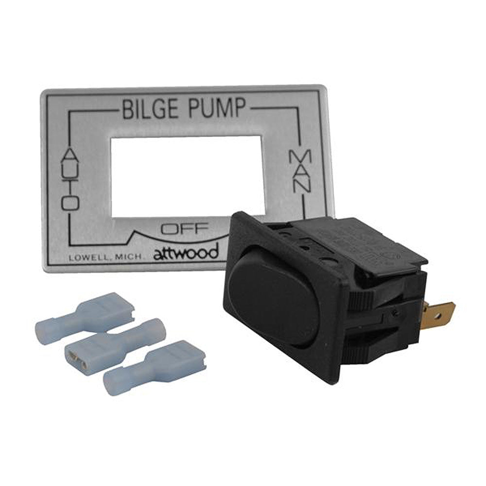 Attwood Marine, Attwood 3-Way Auto/Off/Manual Bilge Pump Switch