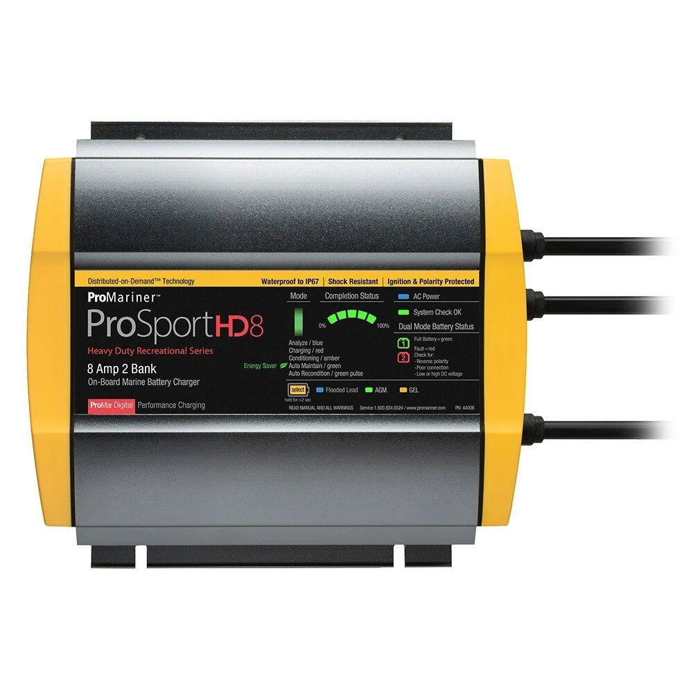 ProMariner, ProSport 8 Gen 4 8 Amp 2 Bank