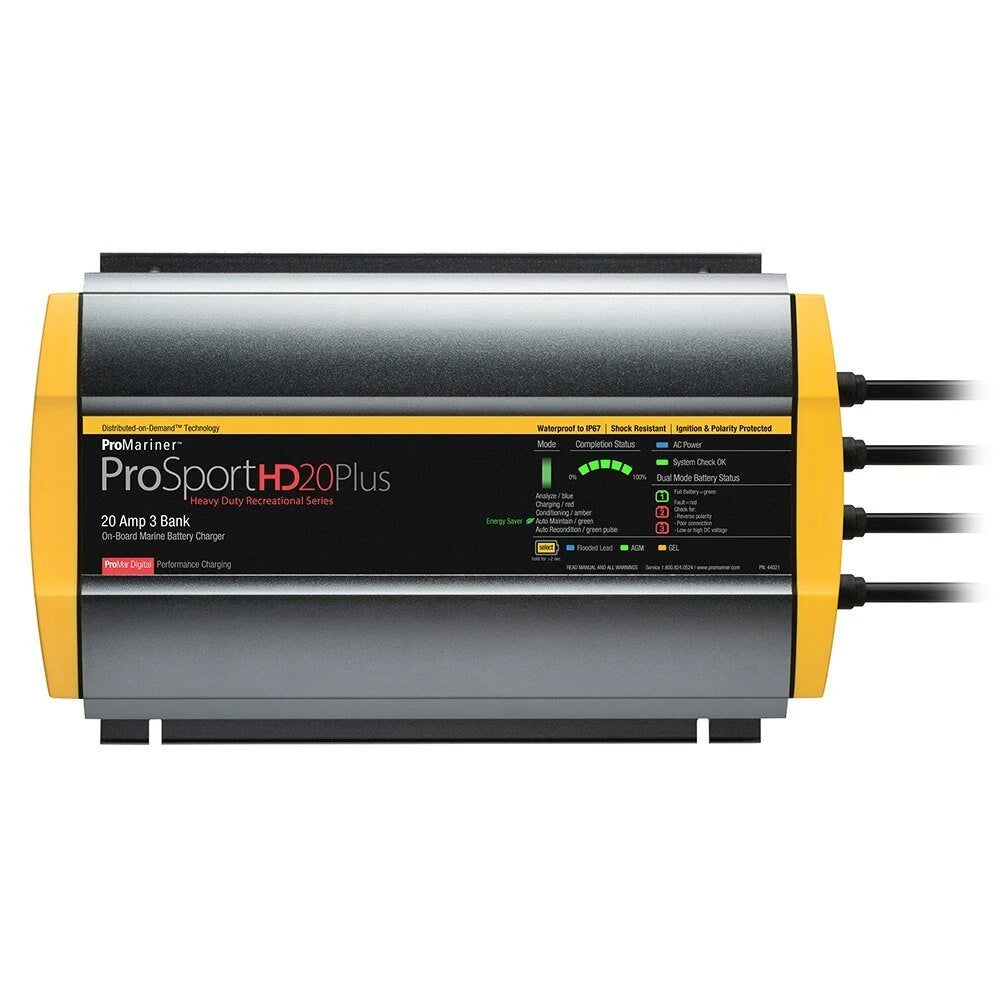 ProMariner, ProSport 20 Gen 4 20 Amp 3 Bank