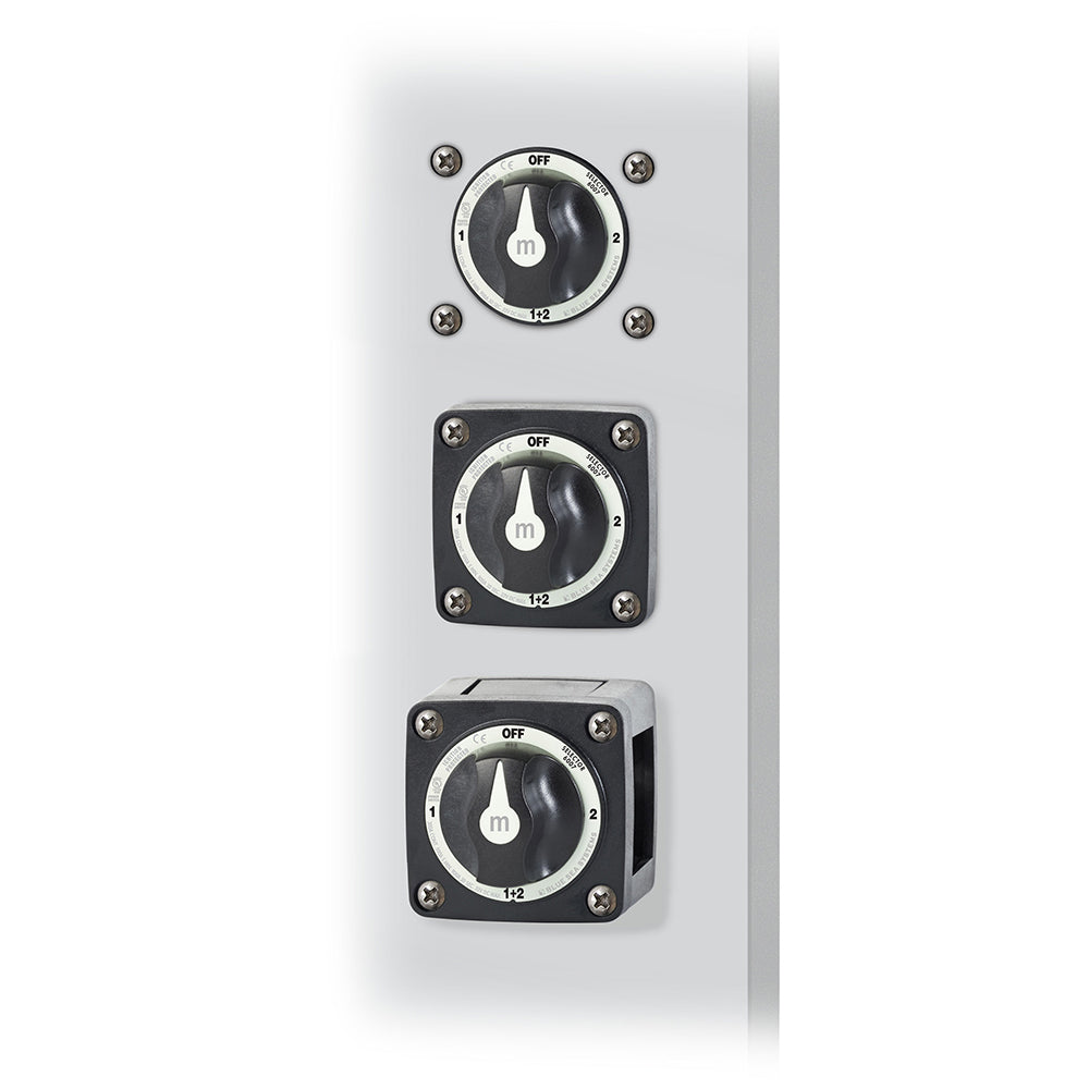 Blue Sea Systems, Blue Sea 6007200 Battery Switch Mini - 4 Position - Black