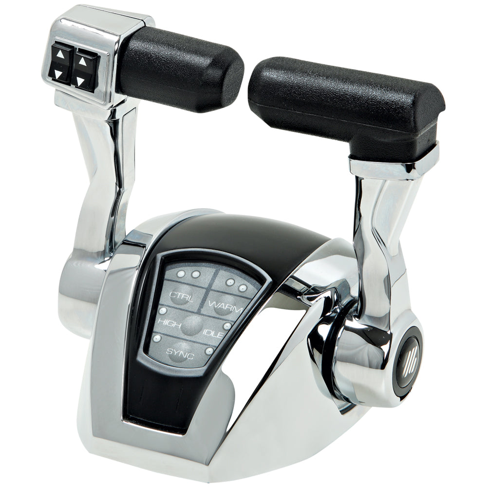 Uflex USA, UFlex Power A Electronic Control Package - Dual Engine/Single Station - Mechanical Throttle/Mechanical Shift w/Tri