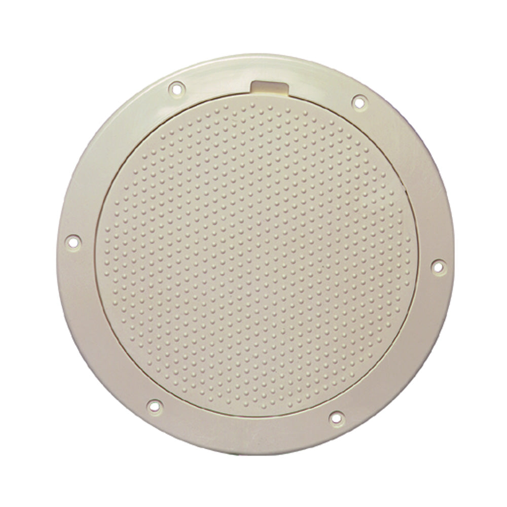 Beckson Marine, Beckson 6" Non-Skid Pry-Out Deck Plate - Beige