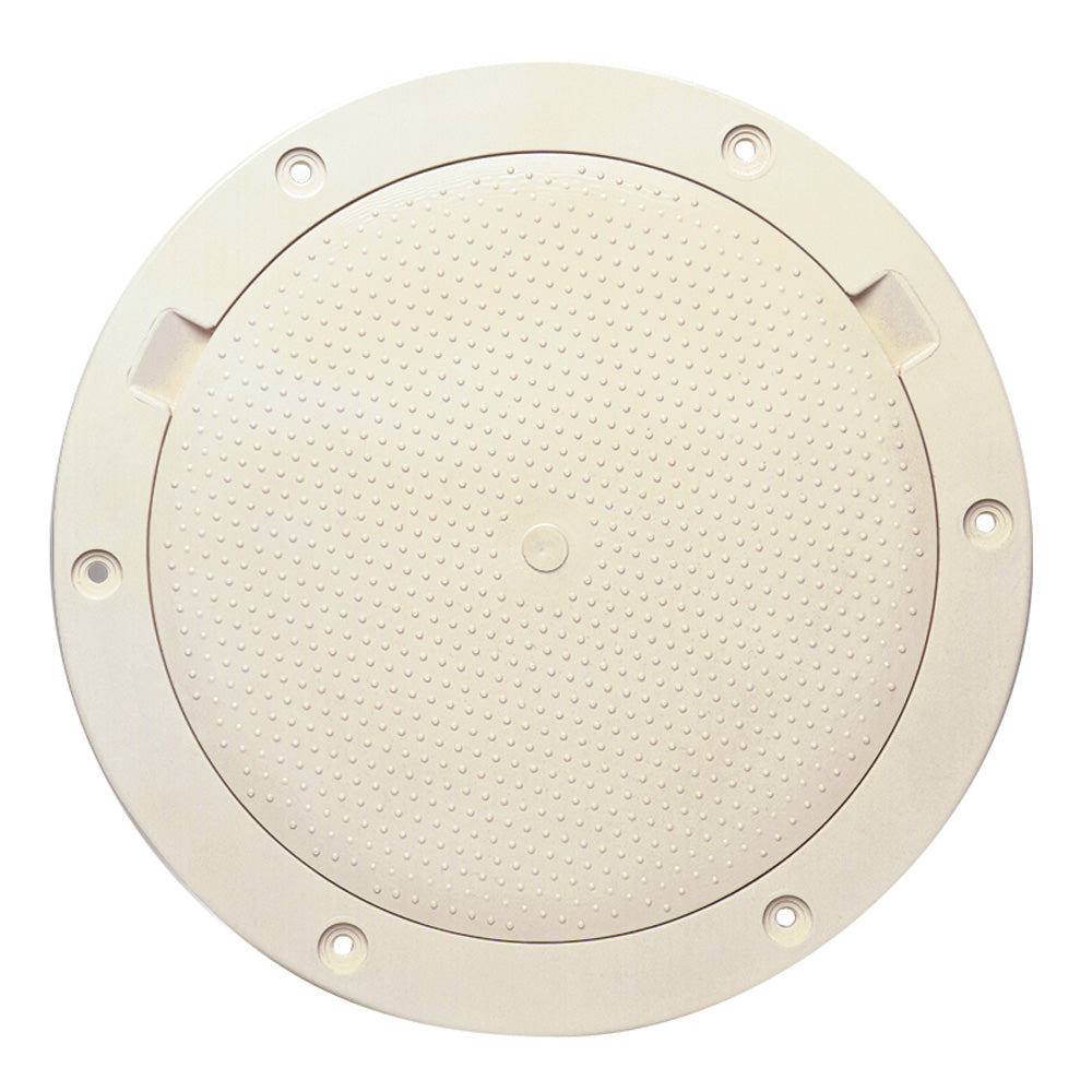 Beckson Marine, Beckson 8" Non-Skid Pry-Out Deck Plate - Beige