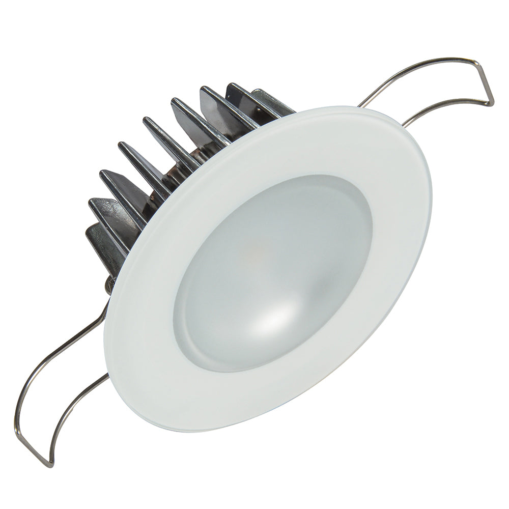Lumitec Mirage - Flush Mount Down Light - Glass Finish/No Bezel - 2-Color White/Blue Dimming