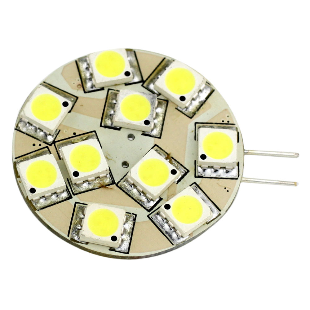 Lunasea Lighting, Lunasea G4 12 LED Side Pin Light Bulb - 12VAC or 10-30VDC 2W/140 Lumens - Warm White