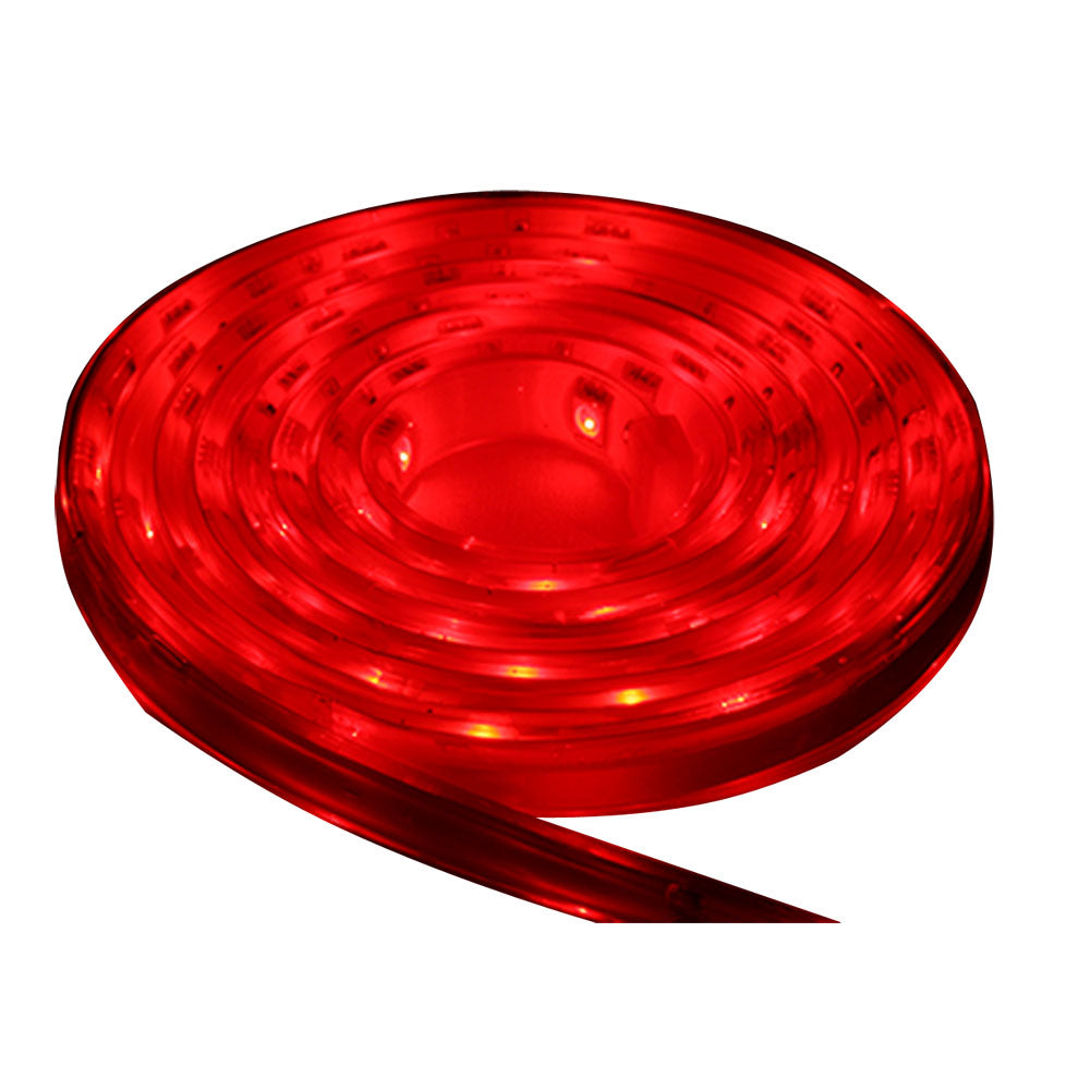 Lunasea Lighting, Lunasea Waterproof IP68 LED Strip Lights - Red - 2M