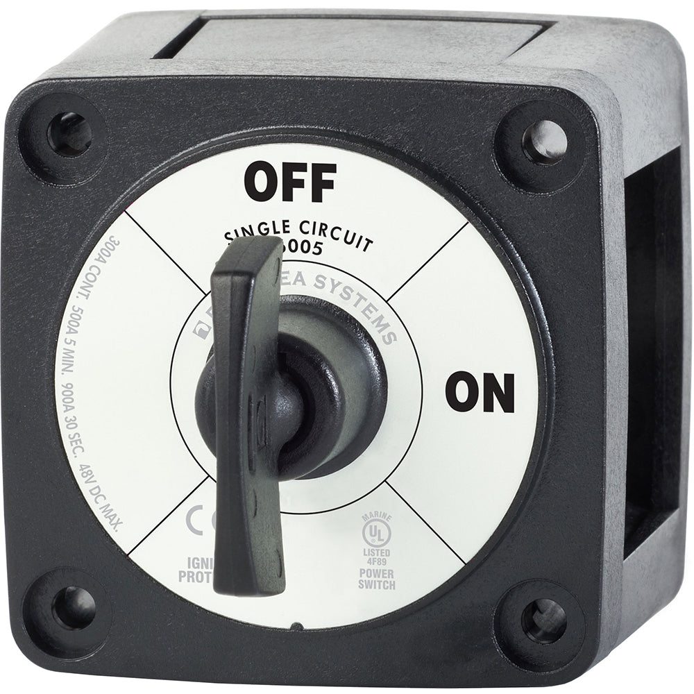 Blue Sea Systems, Blue Sea 6005200 Battery Switch Single Circuit ON-OFF - Black