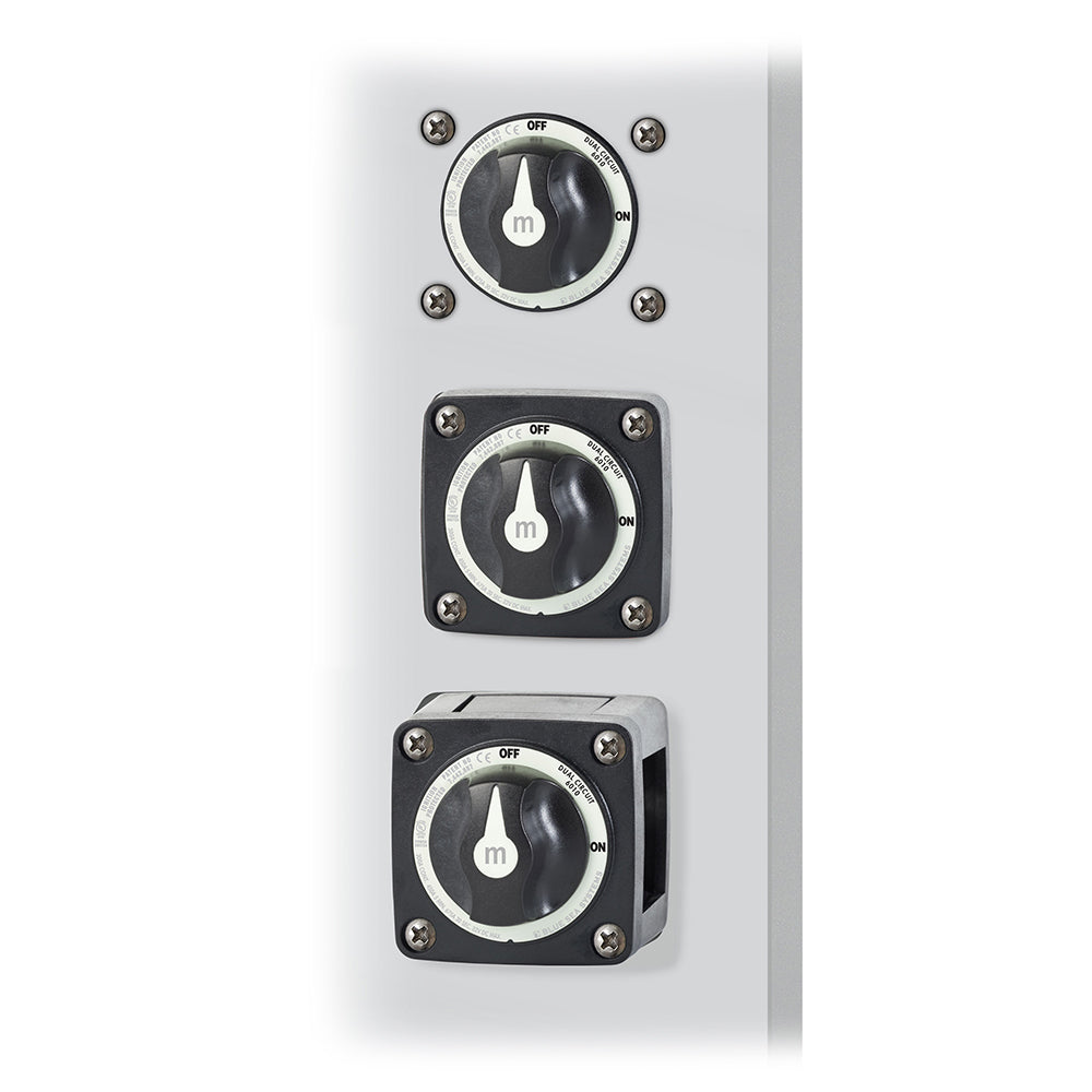Blue Sea Systems, Blue Sea 6010200 Battery Switch Dual Circuit - Black