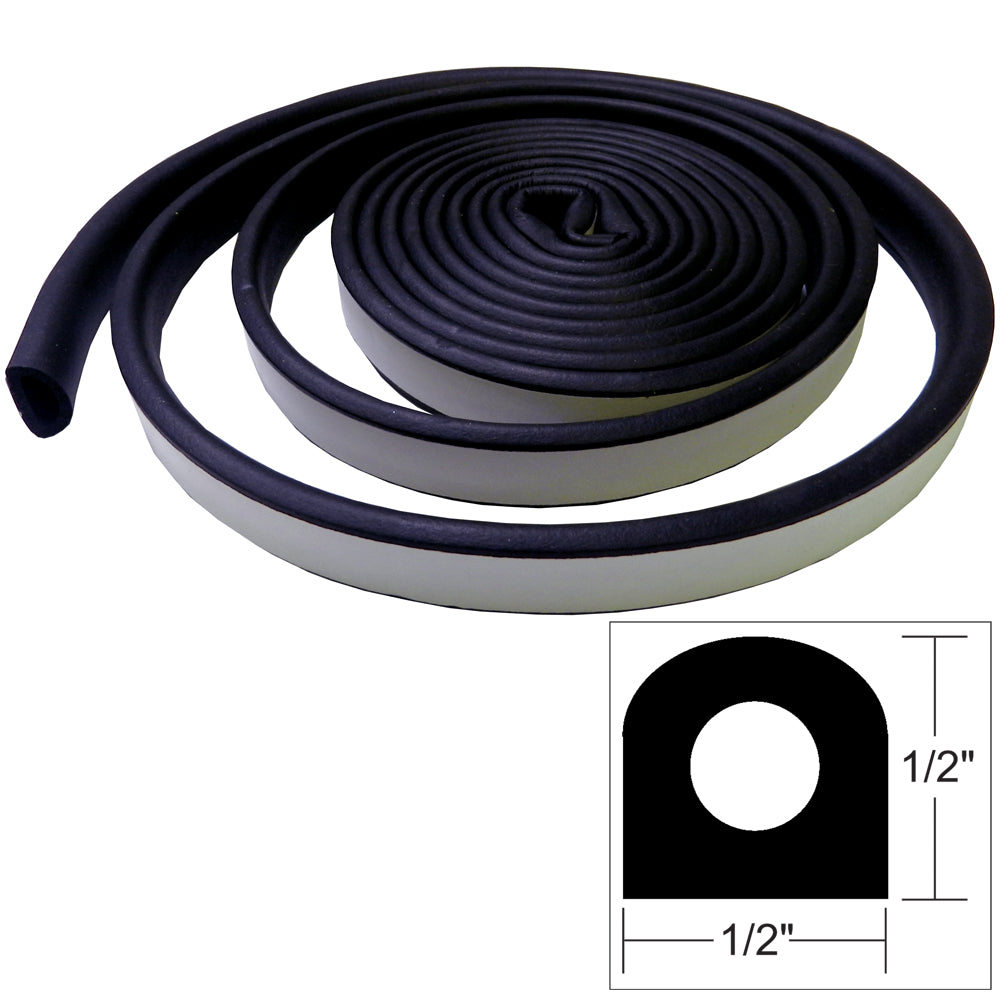 TACO Marine, TACO Weather Seal - 10'L x ½"W x ½"H - Black