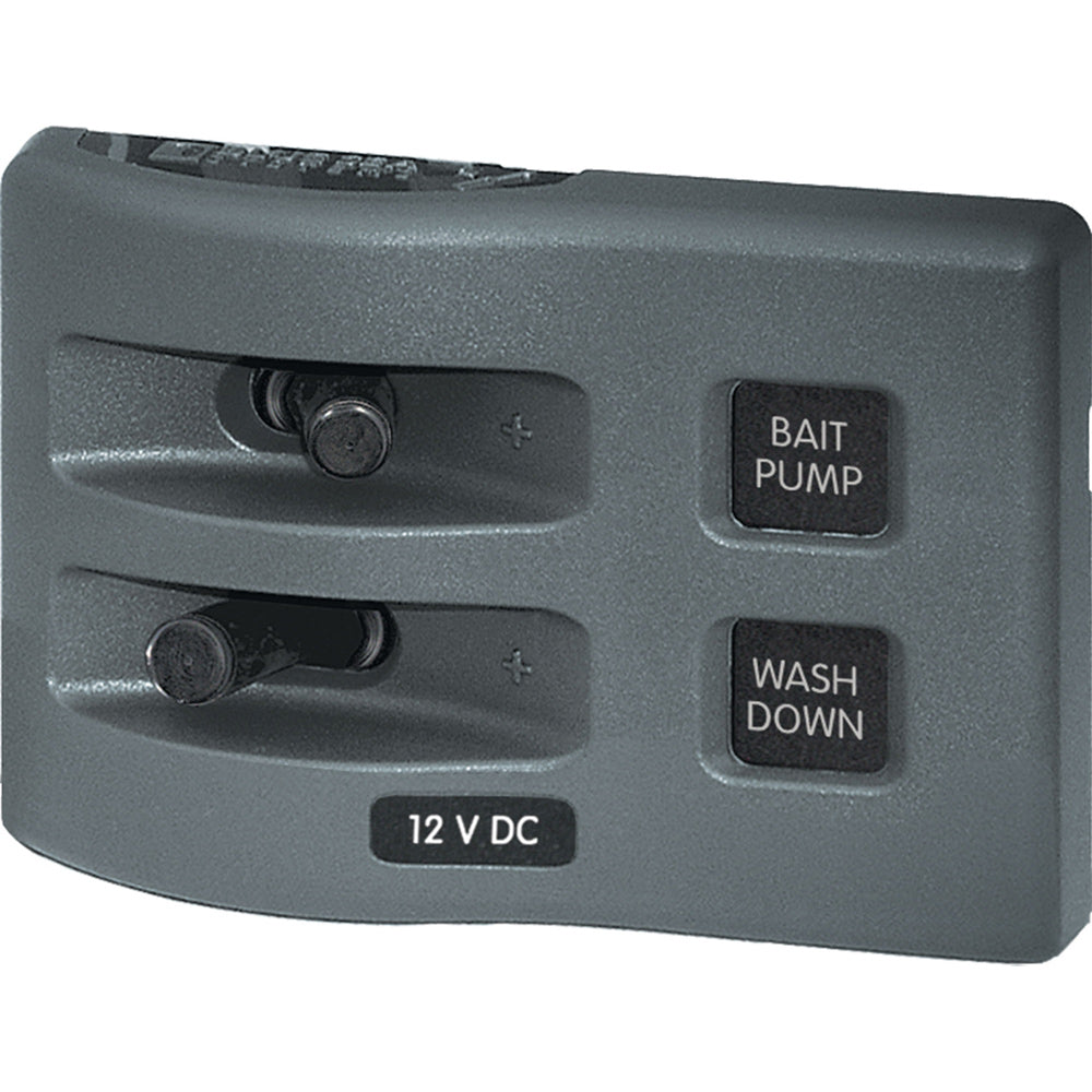 Blue Sea Systems, Blue Sea 4303 WeatherDeck® 12V DC Waterproof Switch Panel - 2 Position