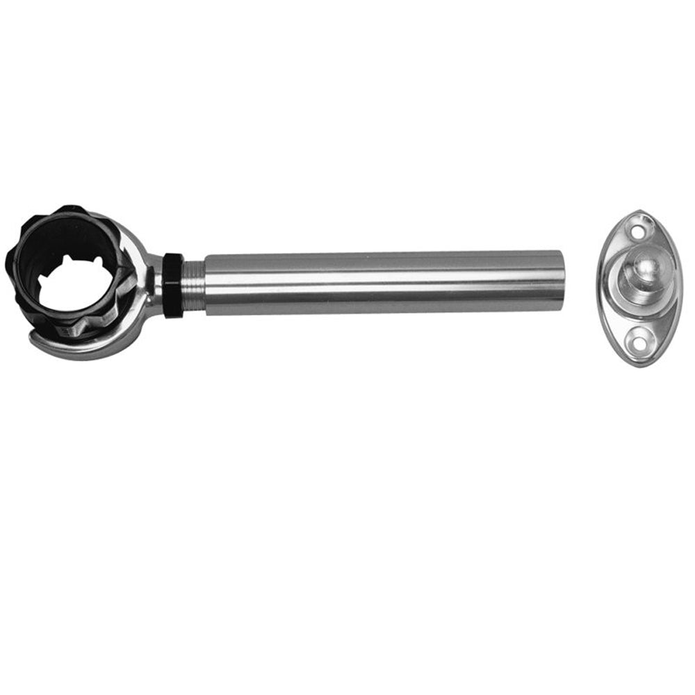 Rupp Marine, Rupp Threaded Antenna Support w/6" Flat Mount & 1.5" Collar