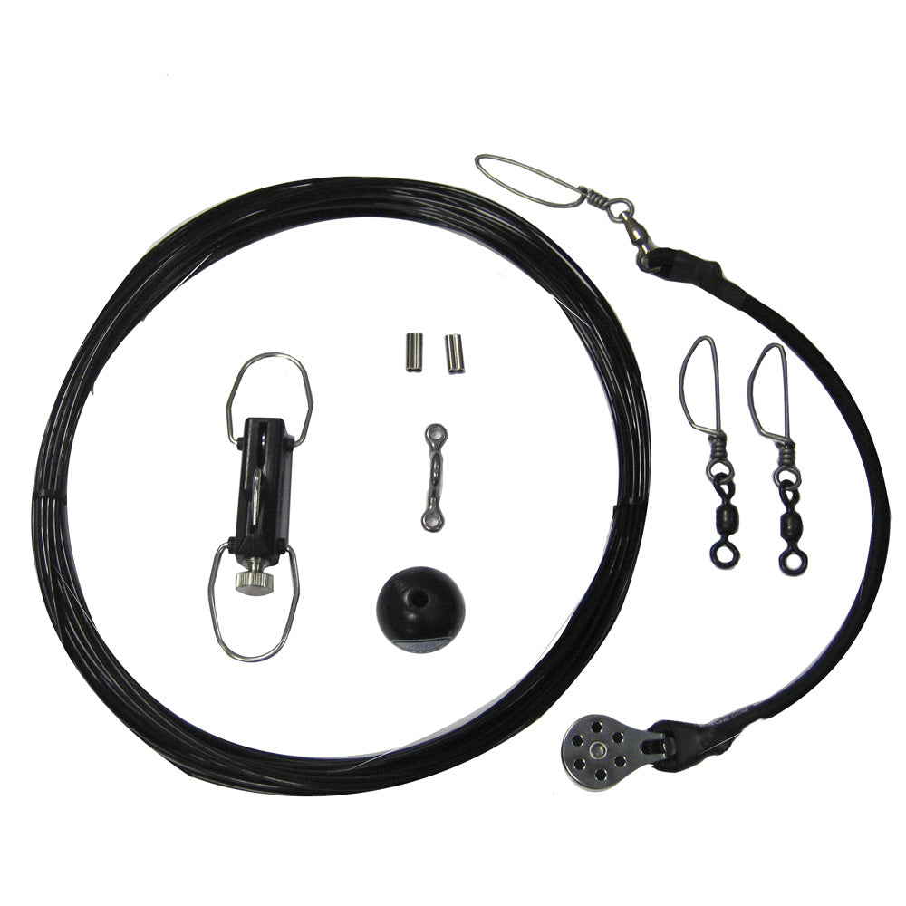 Rupp Marine, Rupp Center Rigging Kit w/Klickers - Black Mono 50'