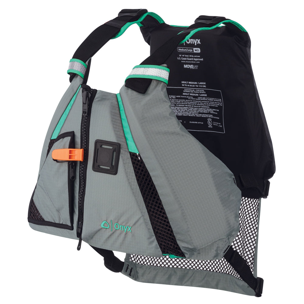 Onyx Outdoor, Onyx MoveVent Dynamic Paddle Sports Life Vest - M/L - Aqua