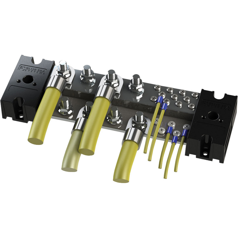 Blue Sea Systems, Blue Sea PowerBar 1000 - 8 3/8" Terminal Studs w/Cover