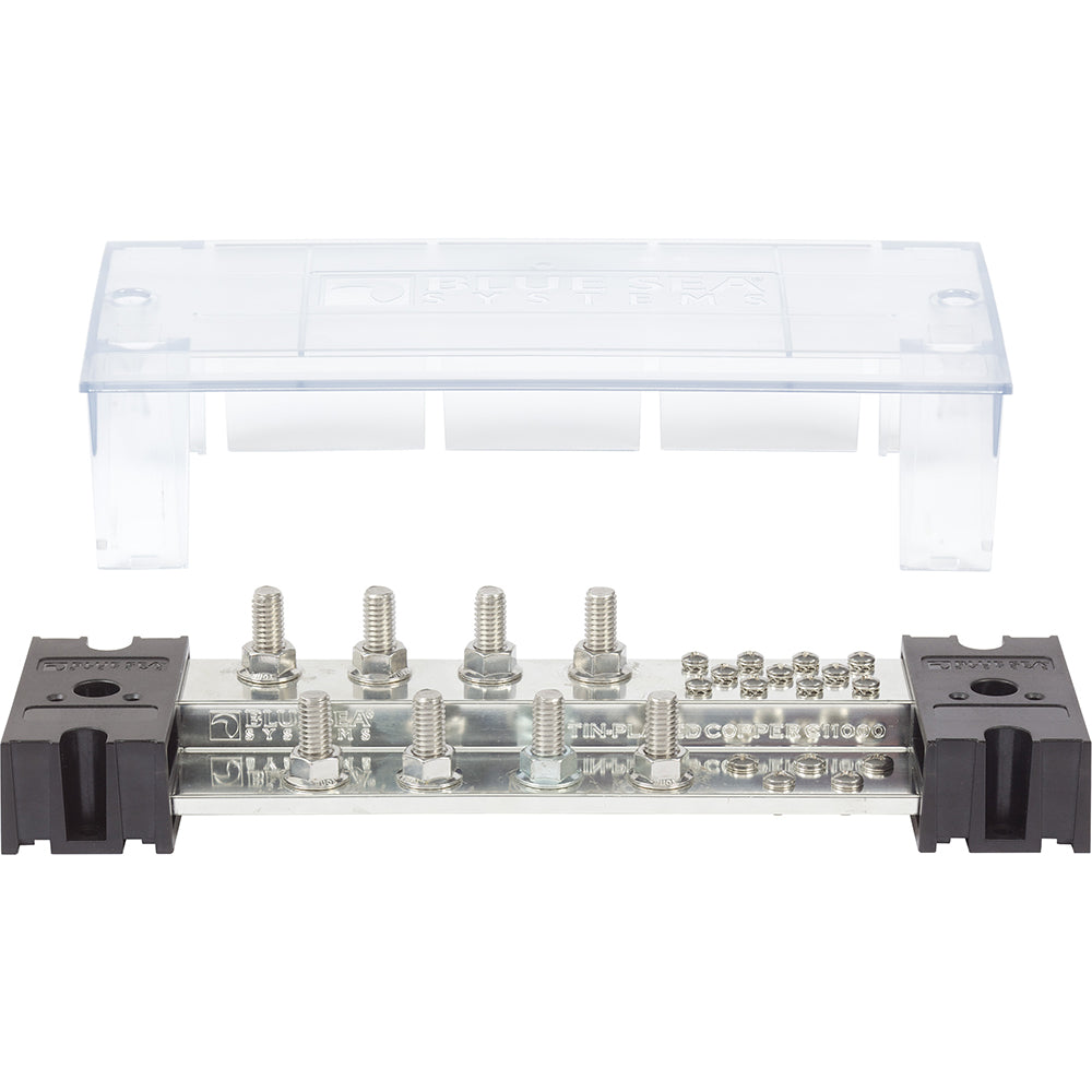 Blue Sea Systems, Blue Sea PowerBar 1000 - 8 3/8" Terminal Studs w/Cover