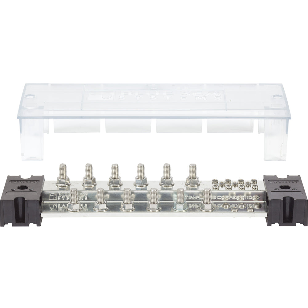 Blue Sea Systems, Blue Sea PowerBar 1000 - 12 3/8" Terminal Studs w/Cover