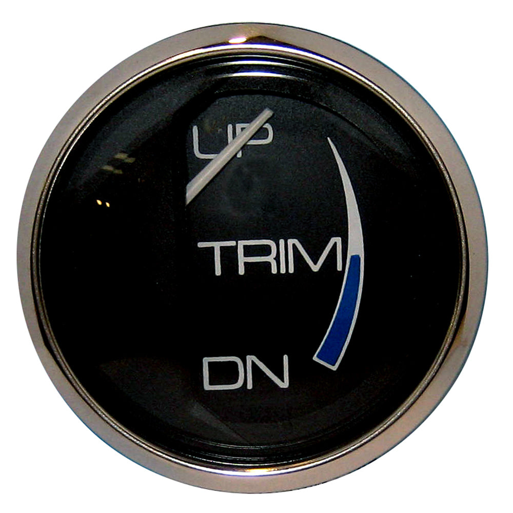 Faria Beede Instruments, Faria Chesapeake Black 2" Trim Gauge (Mercury / Mariner / Mercruiser / Volvo DP / Yamaha '01 and