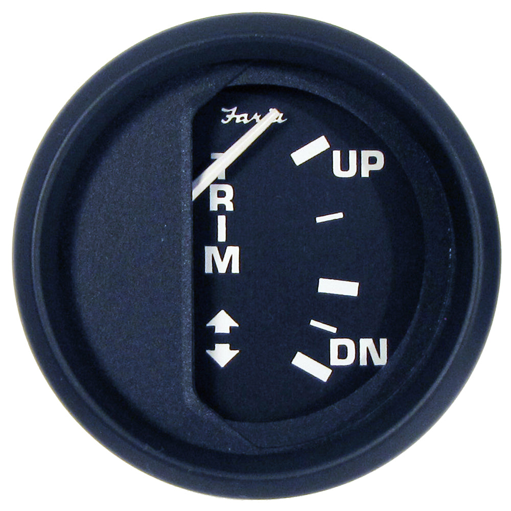 Faria Beede Instruments, Faria Euro Black 2" Trim Gauge f/ Mercury / Mariner / Mercruiser / Volvo DP / Yamaha '01 and New